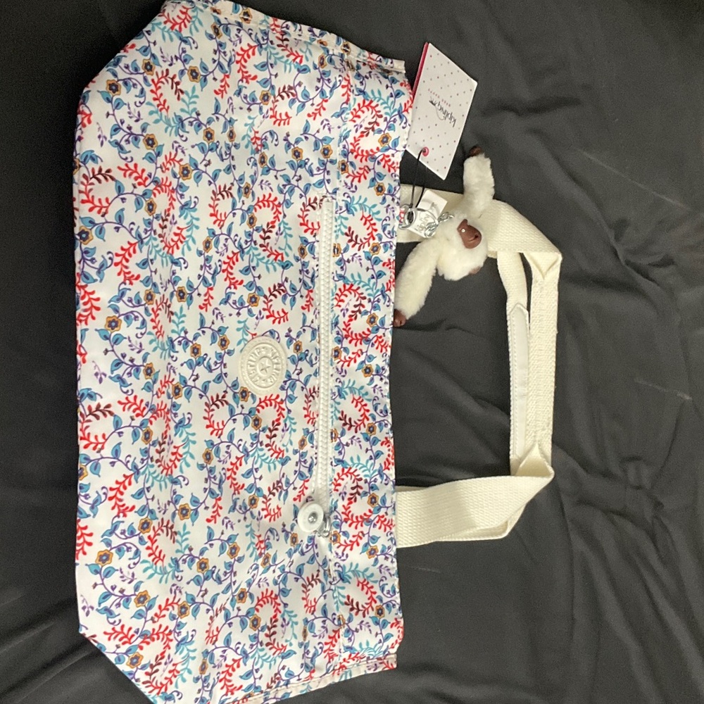 Kipling Multicolor Floral Tote Bag